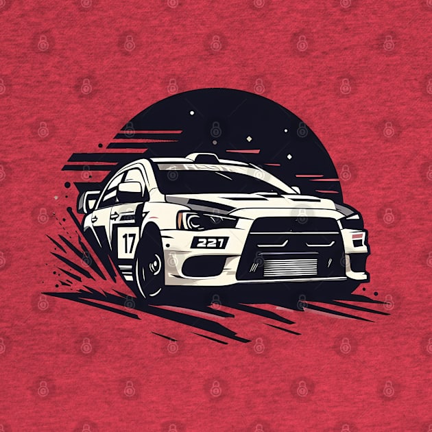 Mitsubishi Lancer Evo Rally Car by TaevasDesign